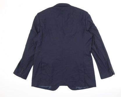 Mens UK Size 44 Marks and Spencer Regular Blue Suit Jacket
