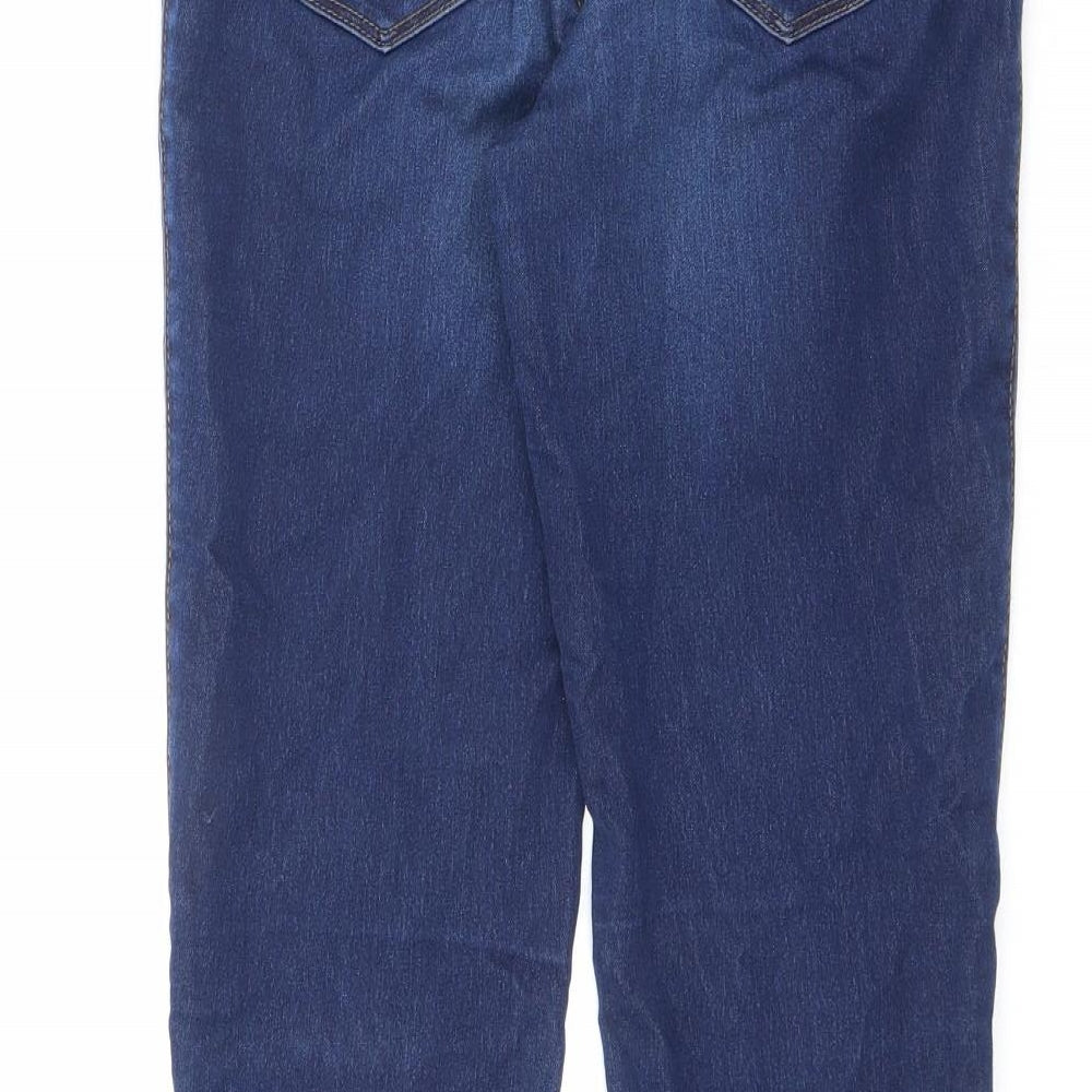 Womens UK Size XS VERO MODA Regular Fit Skinny Blue Jeans