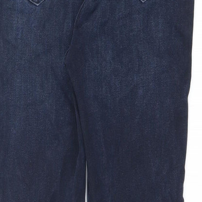 NEXT Womens Blue Cotton Skinny Jeans Size 28 in L26 in Extra-Slim Zip