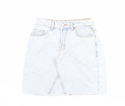 Womens UK Size 6 Denim & Co. Mini Denim Skirt
