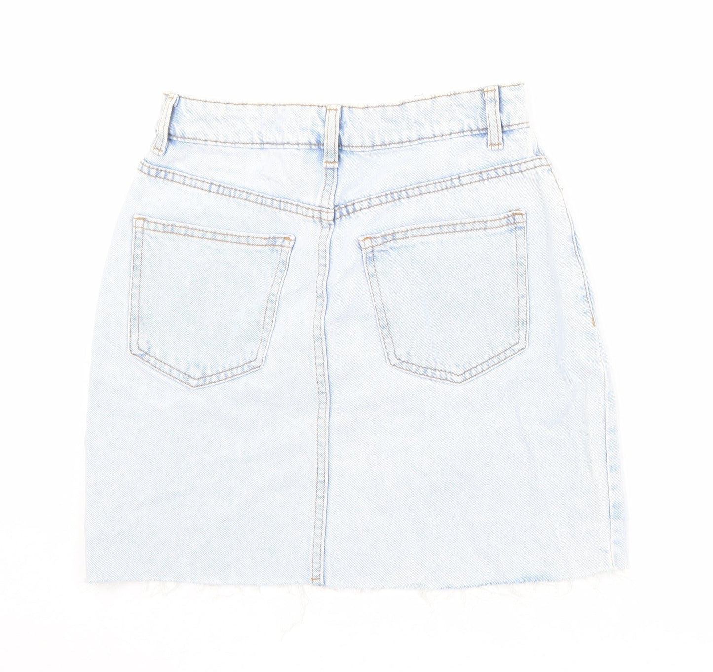 Womens UK Size 6 Denim & Co. Mini Denim Skirt