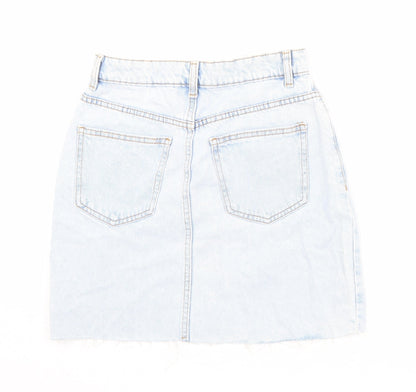 Womens UK Size 6 Denim & Co. Mini Denim Skirt
