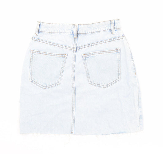 Womens UK Size 6 Denim & Co. Mini Denim Skirt