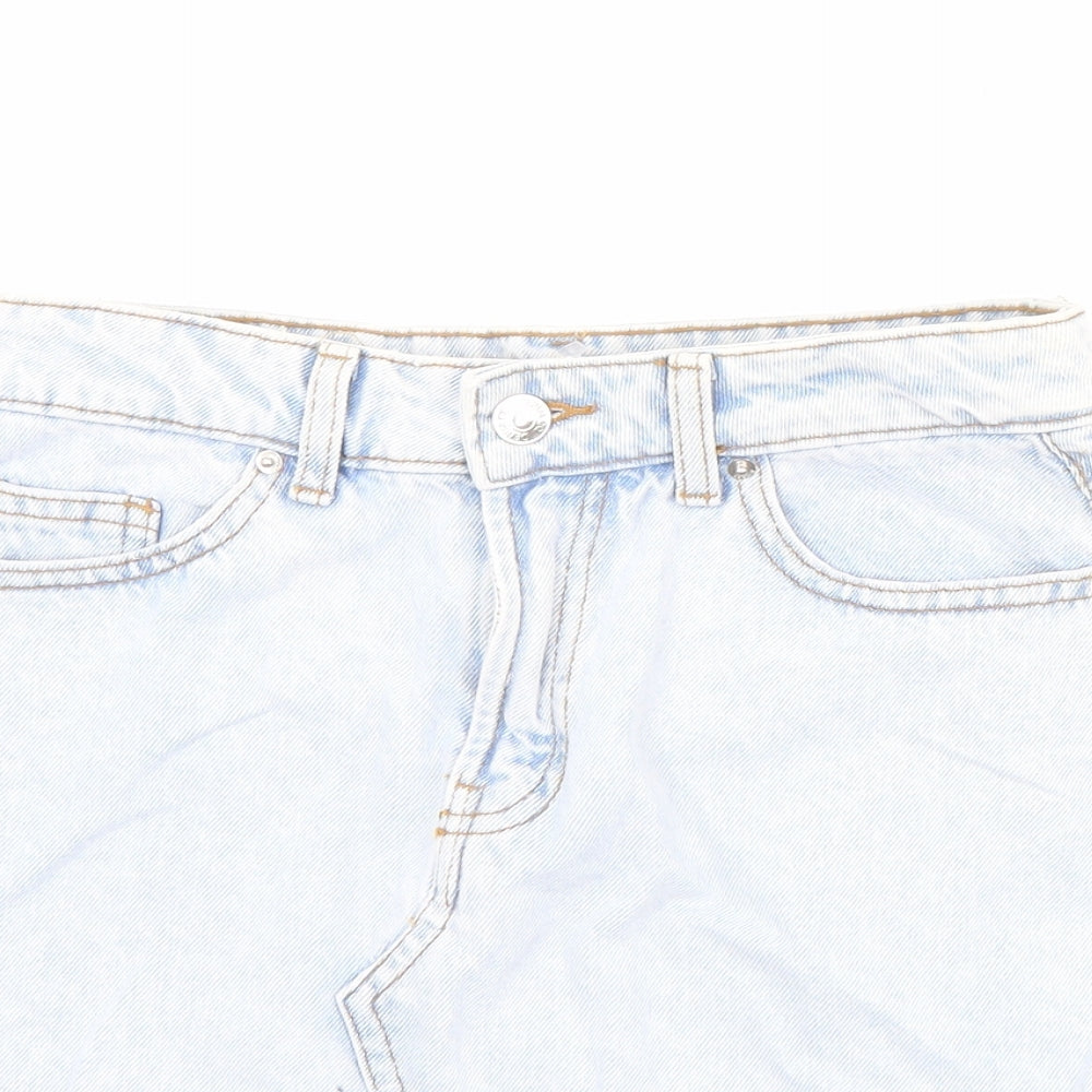 Womens UK Size 6 Denim & Co. Mini Denim Skirt