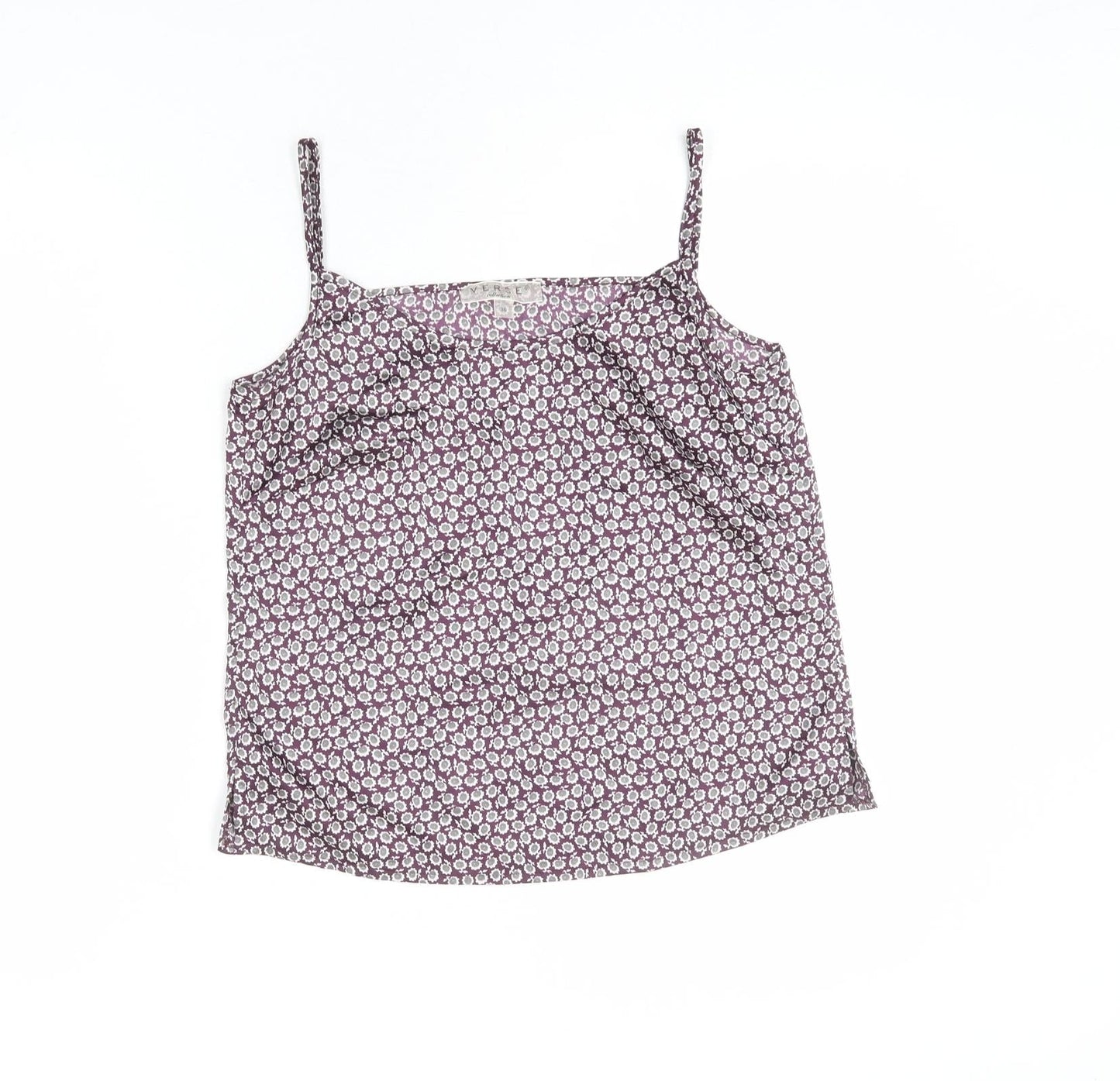 Womens UK Size 8 Verse Multicoloured Camisole Tank