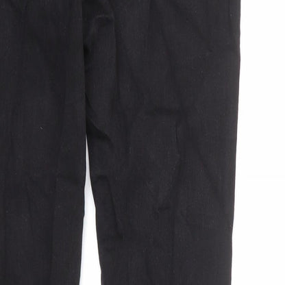 Dorothy Perkins Womens Black Cotton Skinny Jeans Size 8 L28 in Regular Zip