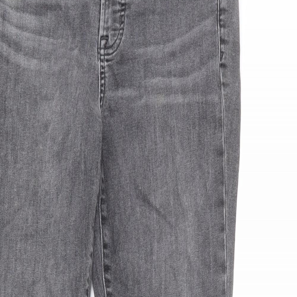 Gap Mens Grey Cotton Skinny Jeans Size 28 in L28 in Regular Zip