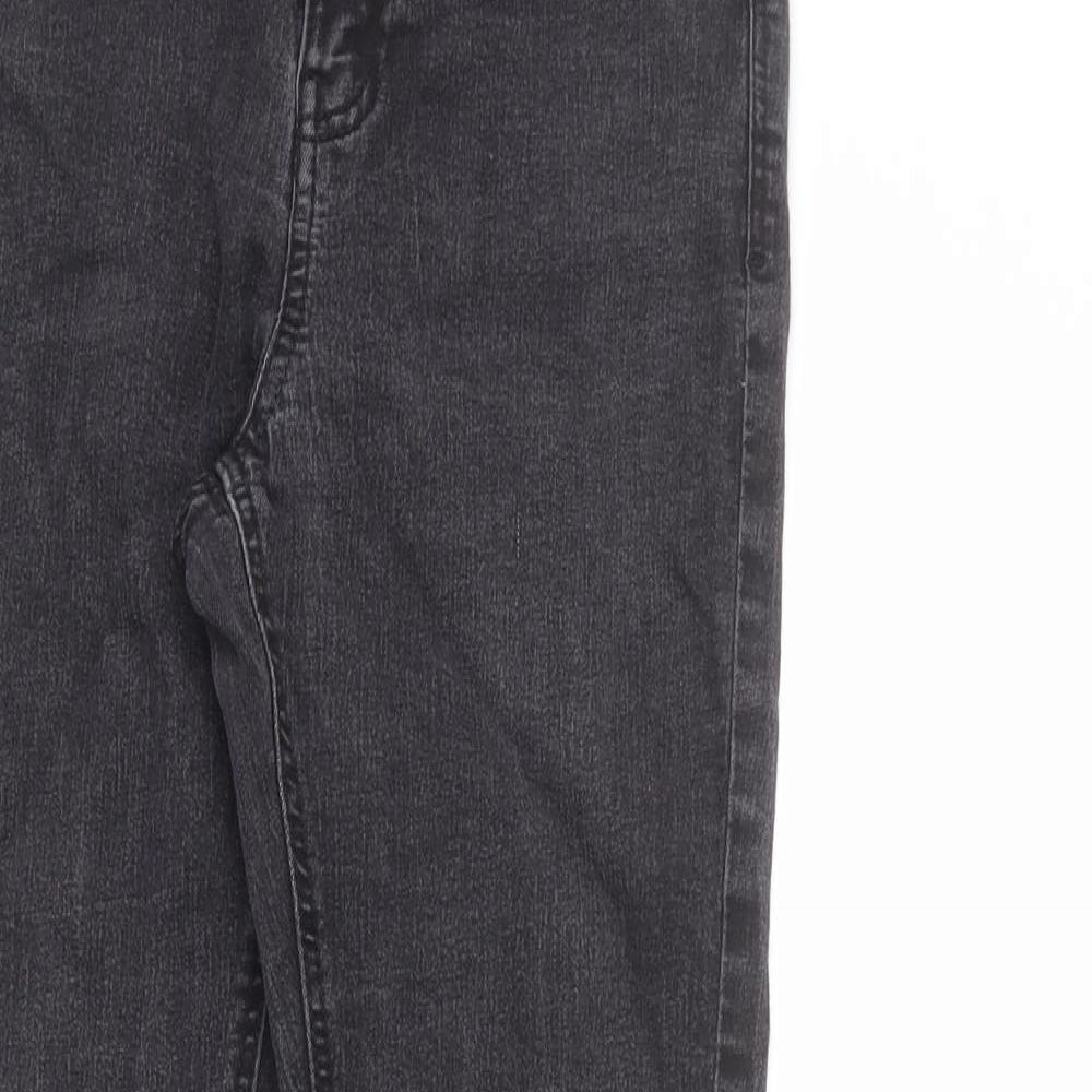 George Womens Grey Cotton Skinny Jeans Size 8 L26 in Regular Zip