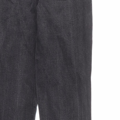George Womens Grey Cotton Skinny Jeans Size 8 L26 in Regular Zip