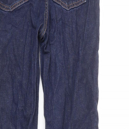 COS Mens Blue Cotton Straight Jeans Size 27 in L26 in Regular Zip - Ankle Grazer