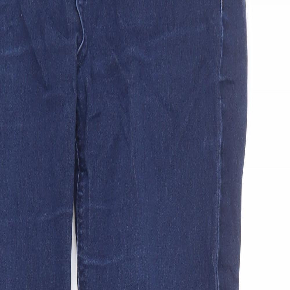 Womens UK Size 8 Marks and Spencer Regular Fit Skinny Blue Jeans