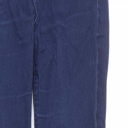 Womens UK Size 8 Marks and Spencer Regular Fit Skinny Blue Jeans