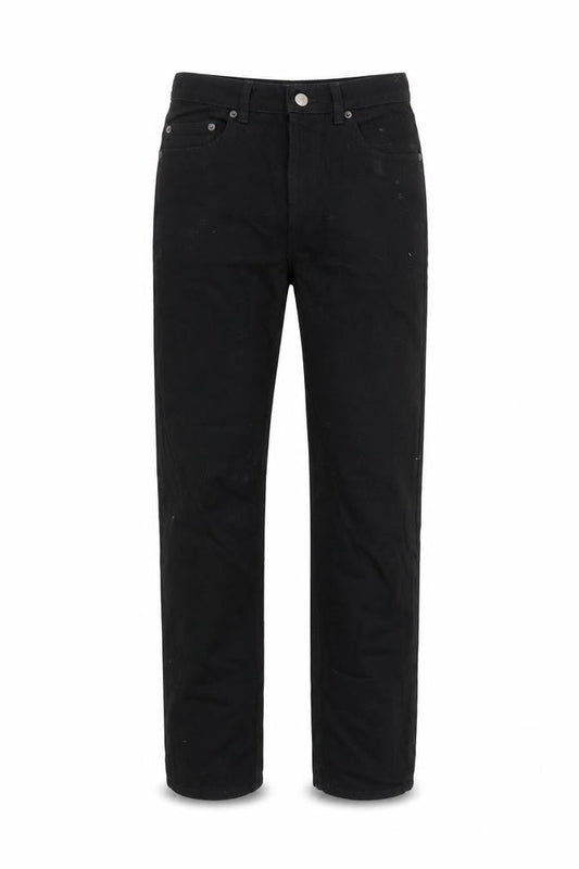 Mens UK Size 25 in ASOS Regular Fit Straight Black Jeans