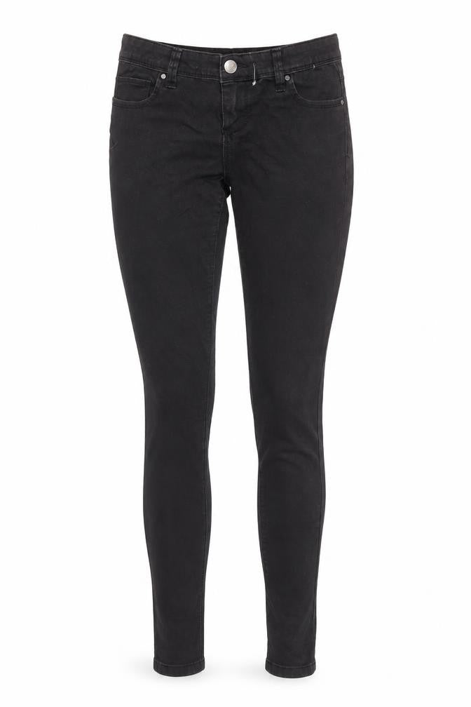 Womens UK Size 8 Denim & Co. Regular Fit Skinny Black Jeans