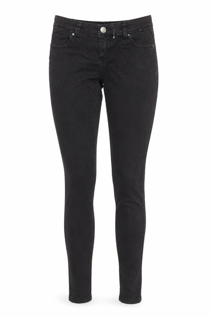 Womens UK Size 8 Denim & Co. Regular Fit Skinny Black Jeans