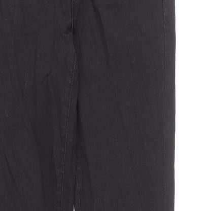 Denim & Co. Womens Black Cotton Skinny Jeans Size 8 L30 in Regular Zip