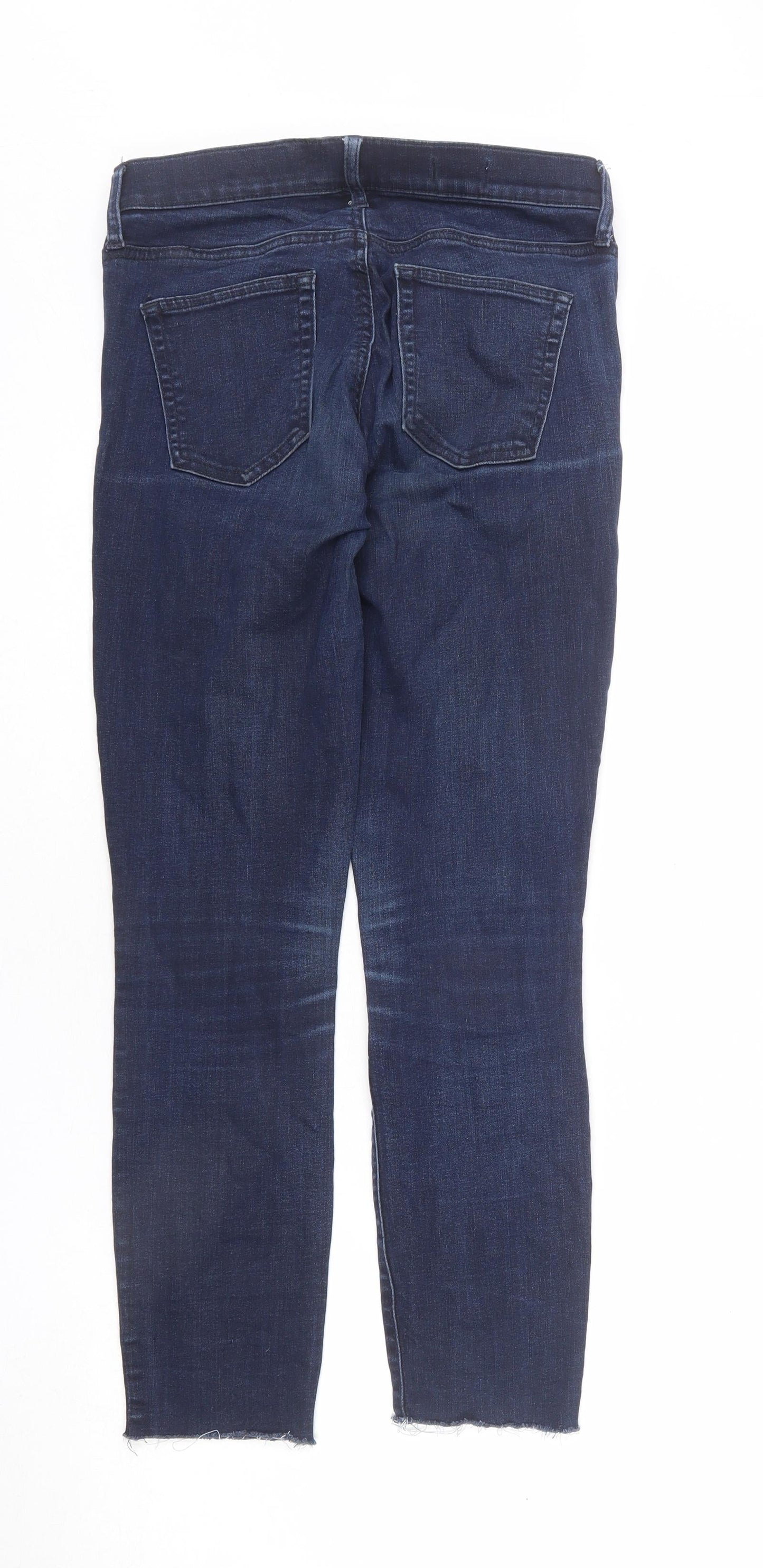 Gap Womens Blue Cotton Skinny Jeans Size 28 in L28 in Regular Zip