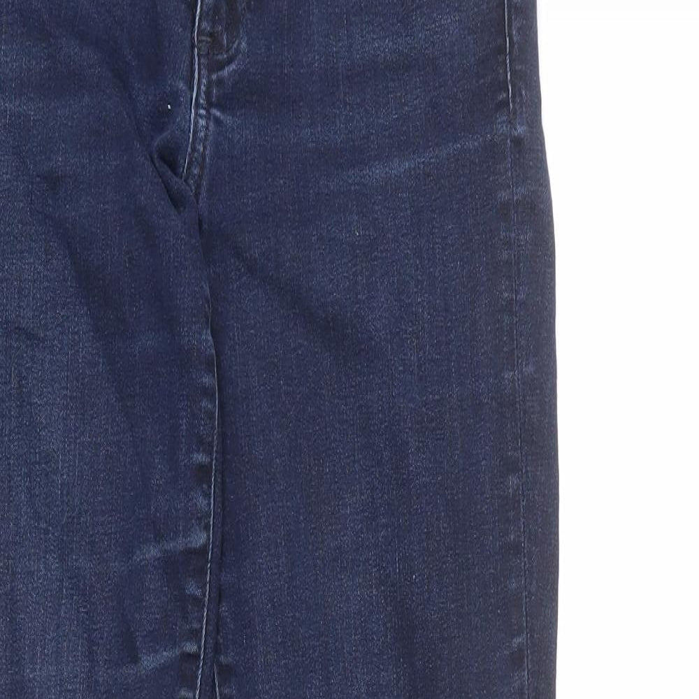 Gap Womens Blue Cotton Skinny Jeans Size 28 in L28 in Regular Zip