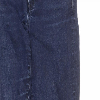 Gap Womens Blue Cotton Skinny Jeans Size 28 in L28 in Regular Zip