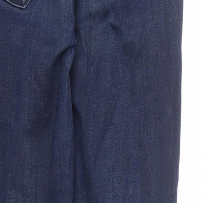 Gap Womens Blue Cotton Skinny Jeans Size 28 in L28 in Regular Zip