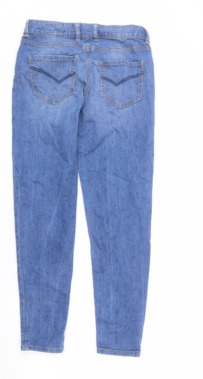 Womens UK Size 28 in Johnnie B Regular Fit Straight Blue Jeans