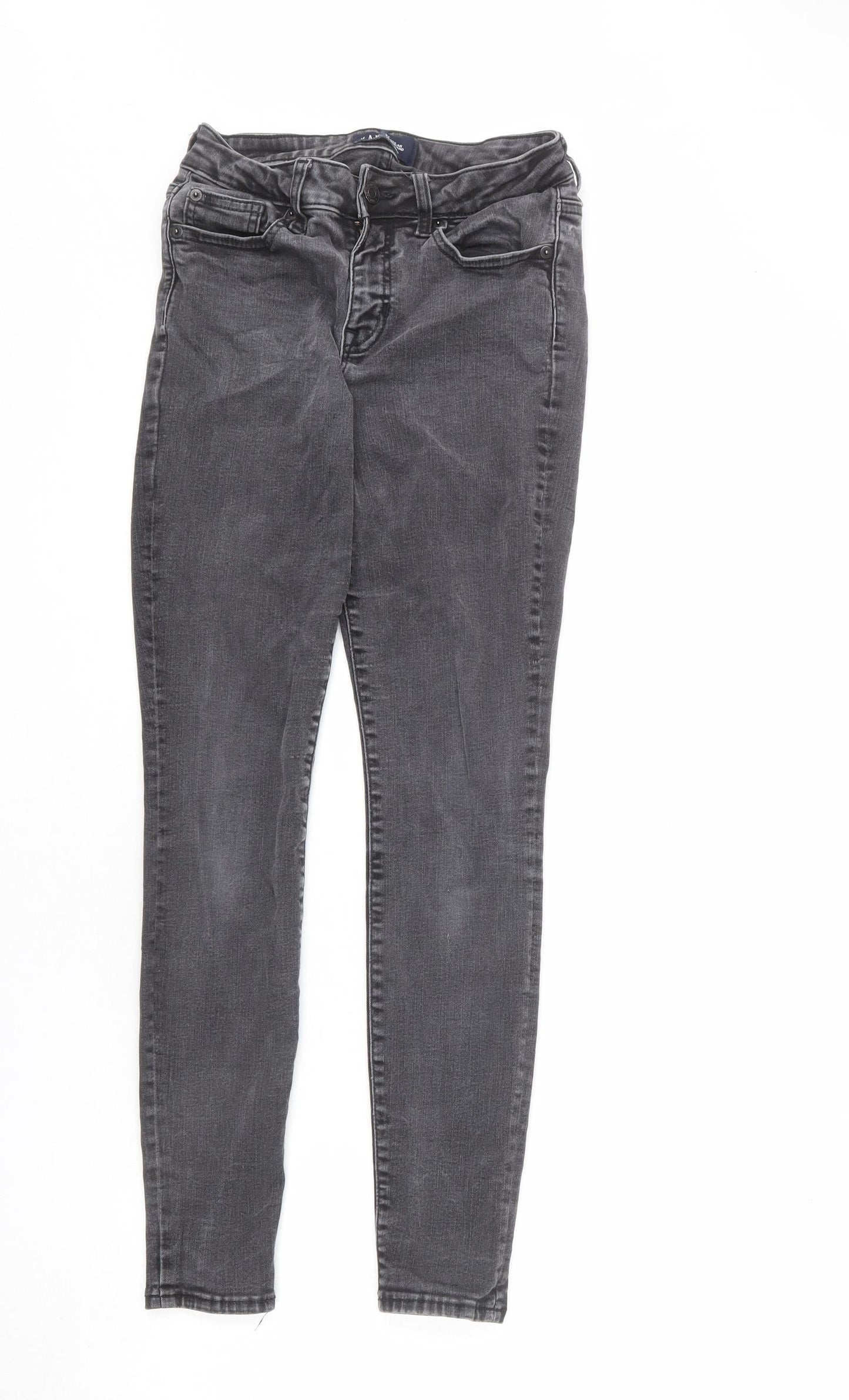 Gap Womens Grey Cotton Skinny Jeans Size 27 in L27 in Regular Zip