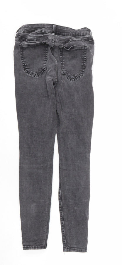 Gap Womens Grey Cotton Skinny Jeans Size 27 in L27 in Regular Zip