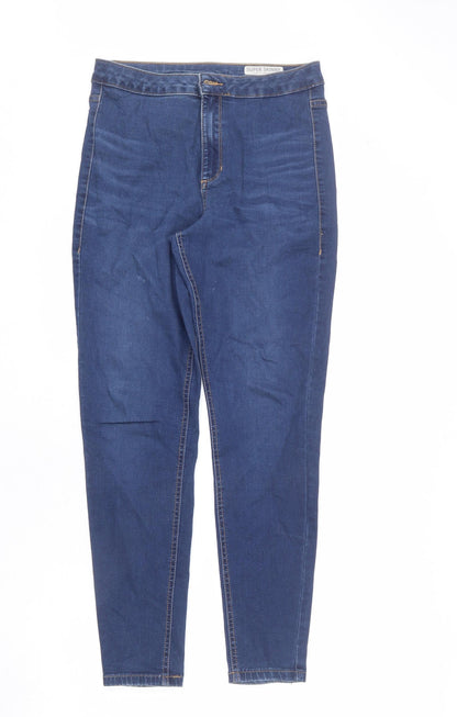 Womens UK Size 10 Marks and Spencer Regular Fit Skinny Blue Jeans