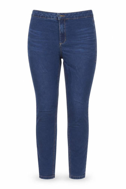 Womens UK Size 10 Marks and Spencer Regular Fit Skinny Blue Jeans