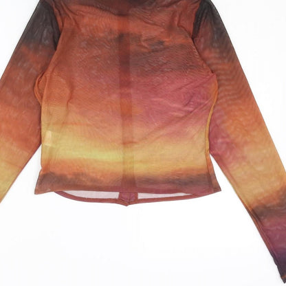 Womens UK Size S Motel Multicoloured Basic Button-Up