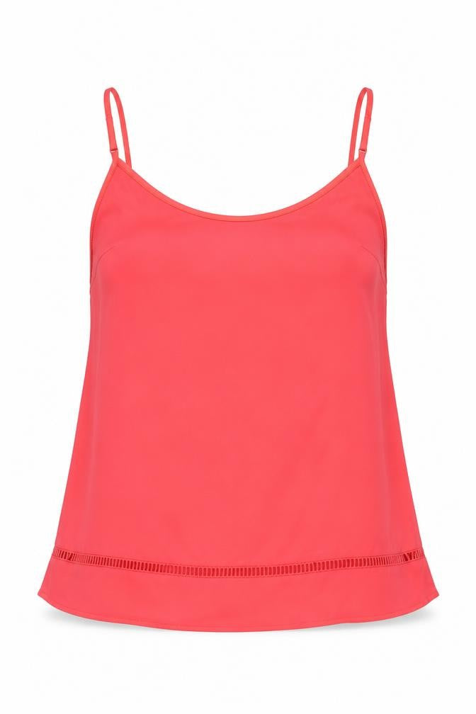 Womens UK Size 14 Oasis Red Camisole Tank