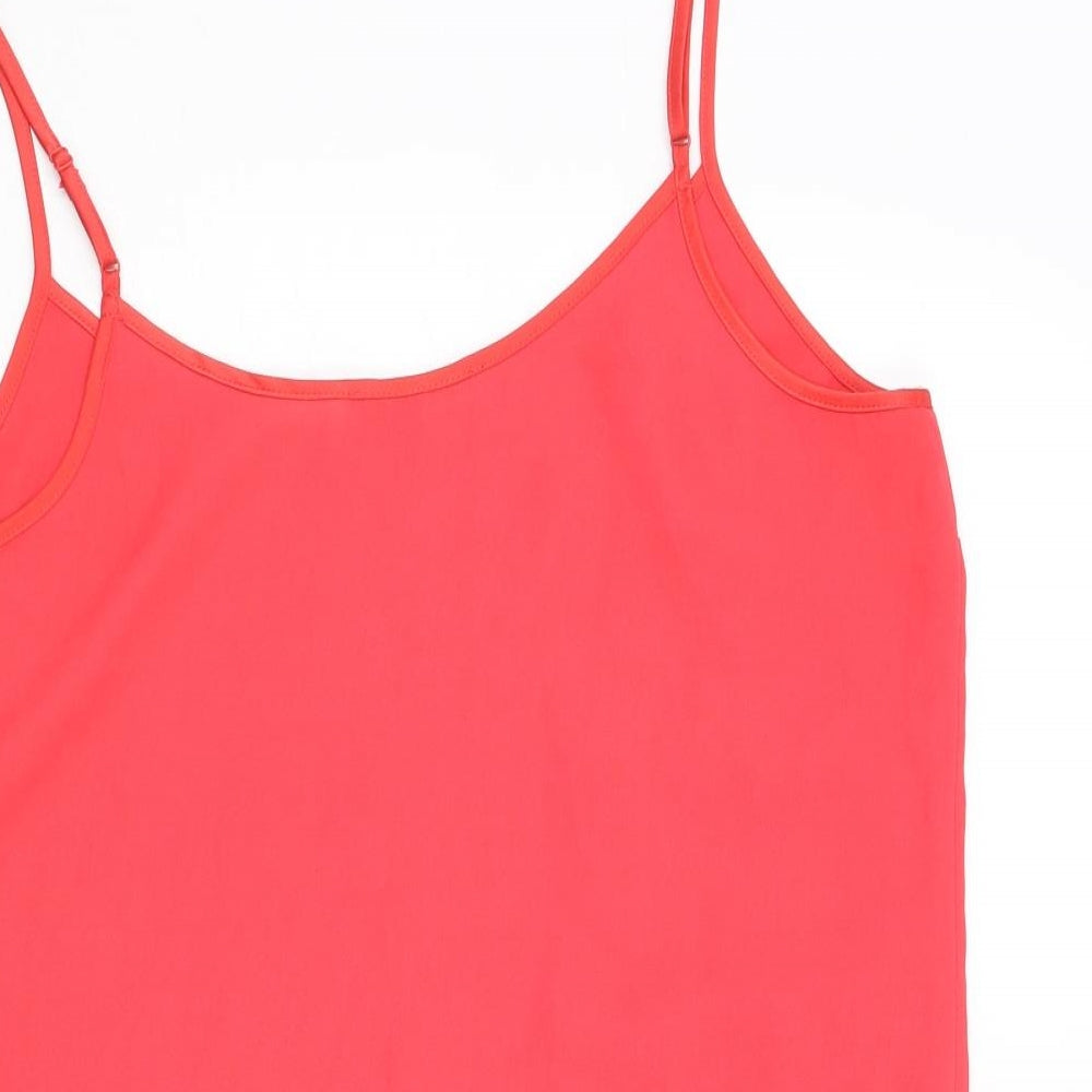Womens UK Size 14 Oasis Red Camisole Tank