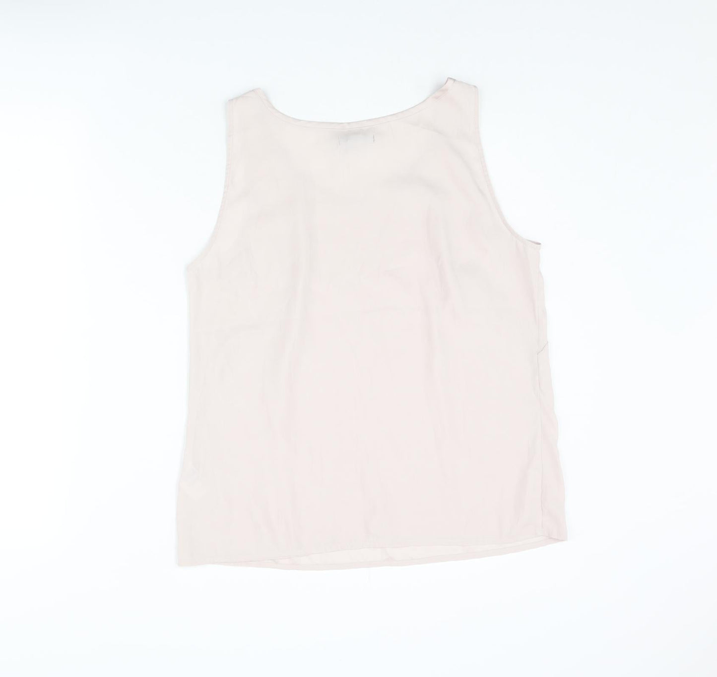 H&M Womens Pink Polyester Camisole Tank Size 14 Scoop Neck