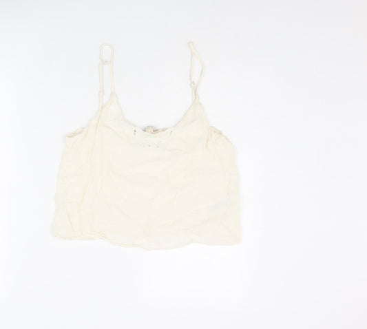 Womens UK Size 14 H&M Ivory Camisole Tank