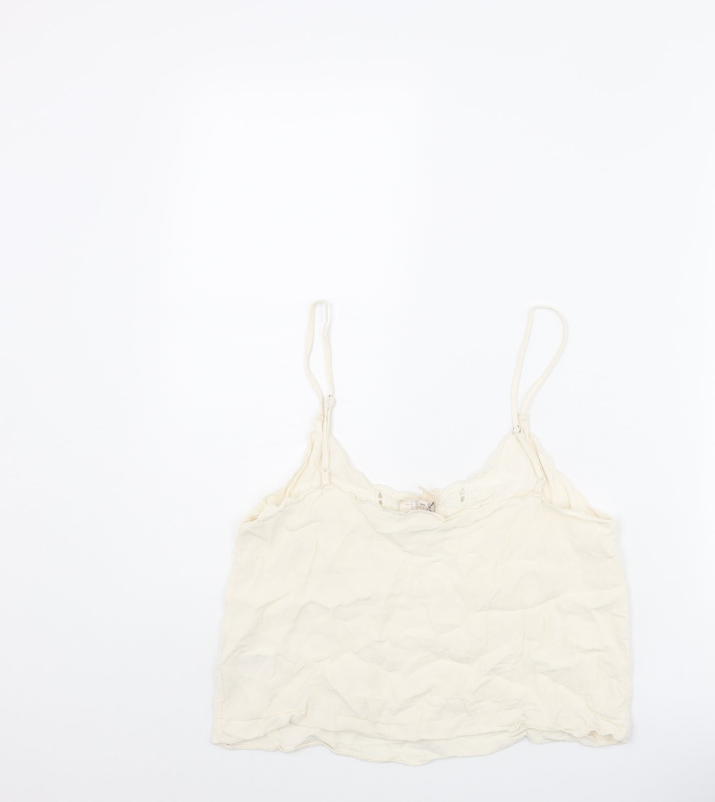Womens UK Size 14 H&M Ivory Camisole Tank