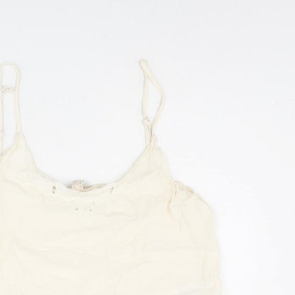 Womens UK Size 14 H&M Ivory Camisole Tank