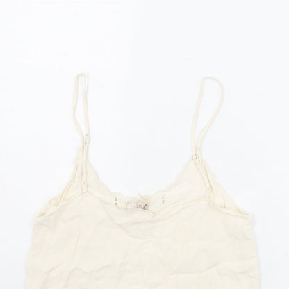Womens UK Size 14 H&M Ivory Camisole Tank