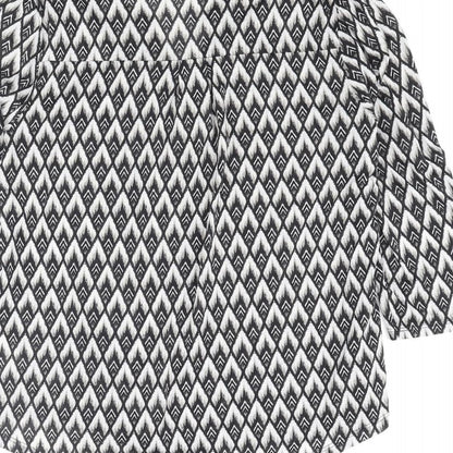 Womens UK Size S H&M Black Basic Blouse