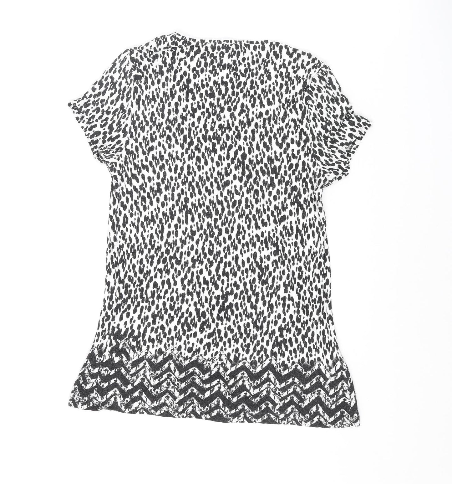 Womens UK Size 12 Marks and Spencer Black Basic T-Shirt