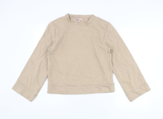Womens UK Size S Marks and Spencer Brown Pullover Sweatshirt