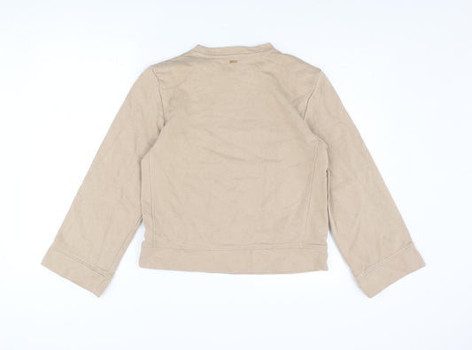Womens UK Size S Marks and Spencer Brown Pullover Sweatshirt