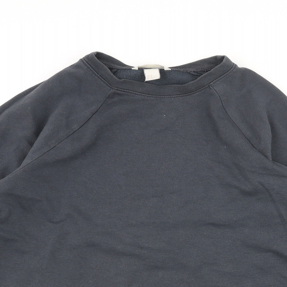 Mens UK Size M H&M Grey Pullover Sweatshirt