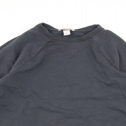 Mens UK Size M H&M Grey Pullover Sweatshirt