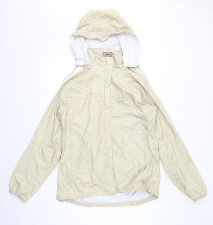Womens UK Size M Quechua Beige Rain Coat