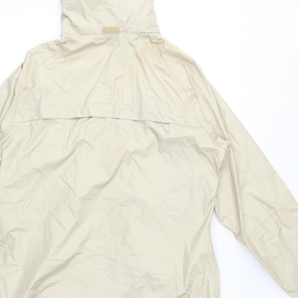 Womens UK Size M Quechua Beige Rain Coat