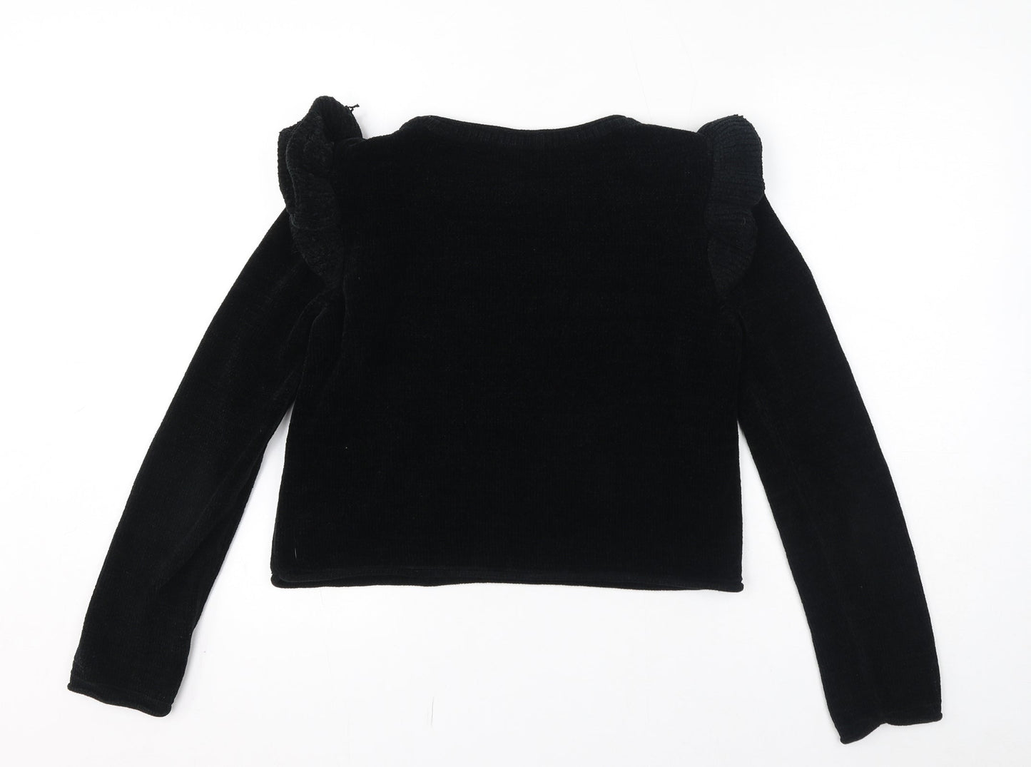 Womens UK Size S Zara Black Pullover Jumper