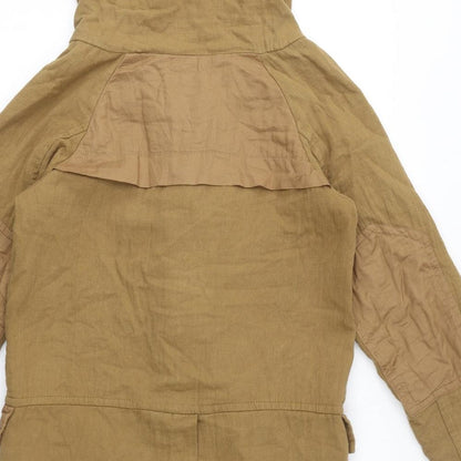 Womens UK Size XS Zara Brown Jacket