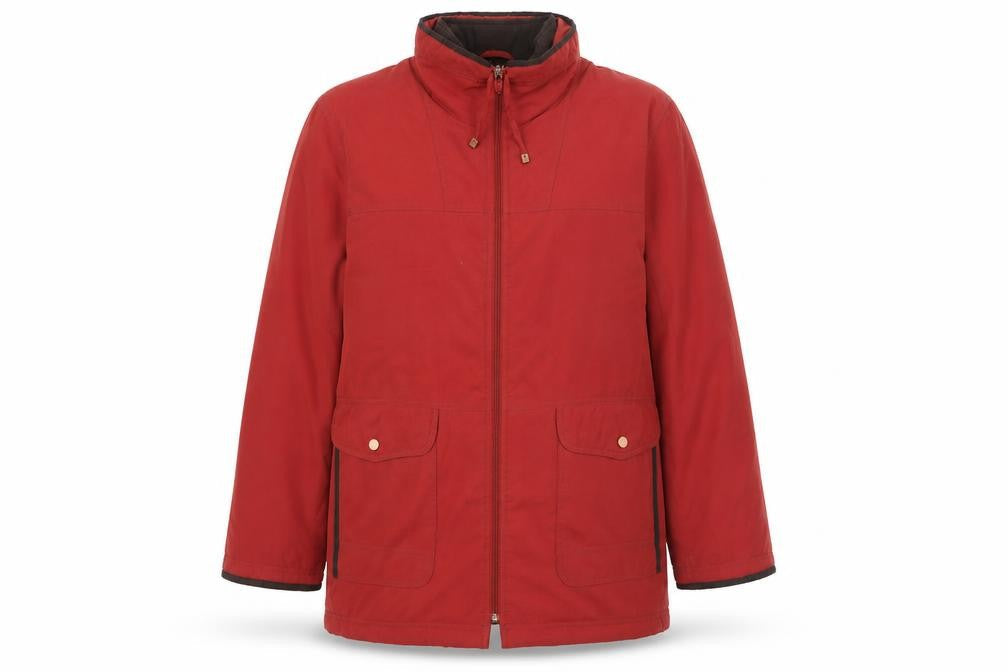 Womens UK Size 16 Steilmann Red Quilted Coat