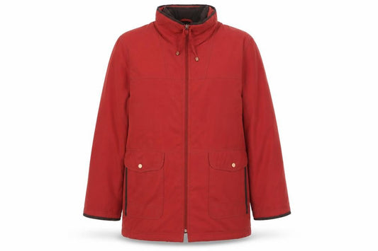 Womens UK Size 16 Steilmann Red Quilted Coat