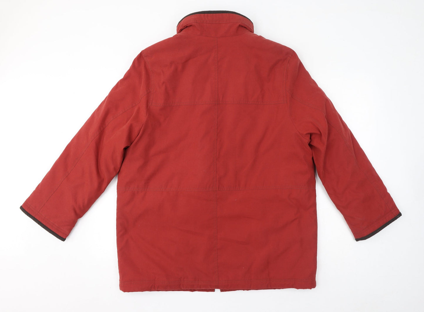 Womens UK Size 16 Steilmann Red Quilted Coat